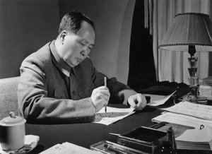 Mao Zedong, chinesischer kommunistischer Revolutionär und Führer, ca. 1950er Jahre