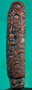 Maori-Flöte Koauau, Neuseeland von Unbekannt