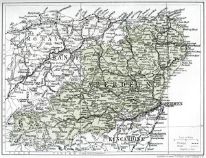 Karte von Aberdeenshire, 1924-1926 von Unbekannt