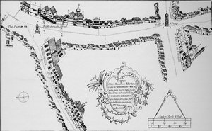 Karte von Bishopsgate, City of London