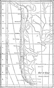 Karte von Chile, 1911 von Unbekannt