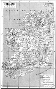 Karte von Irland