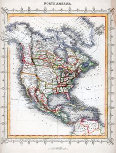 Karte von Nordamerika von Unbekannt
