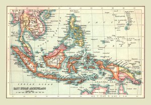Karte des ostindischen Archipels, 1902 von Unbekannt