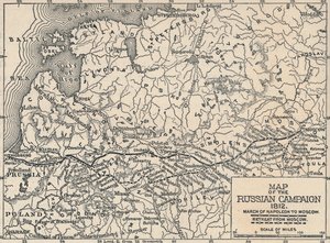 Karte des Russlandfeldzugs, 1812, 1896