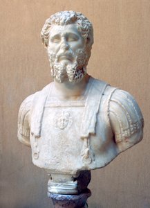 Marmorbüste des römischen Kaisers Lucius Septimius Severus von Unbekannt
