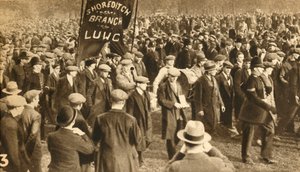 Marschierer aus Shoreditch, Means Test Proteste, Hyde Park, London, 1932, 1933