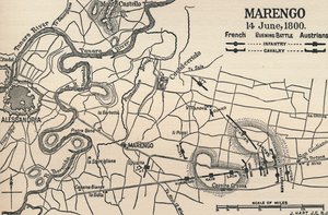 Marengo - Abendliche Schlacht am 14. Juni 1800 von Unbekannt