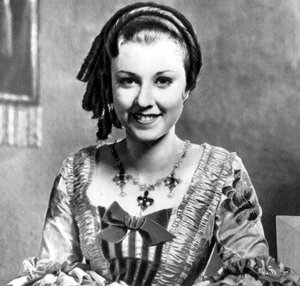 Margaret Lindsay, amerikanische Schauspielerin, 1934-1935 von Unbekannt