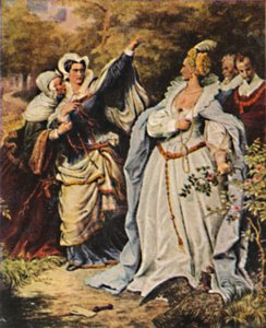 Maria Stuart 1542-1587 und Elisabeth von England 1533-1603, 1934 von Unbekannt