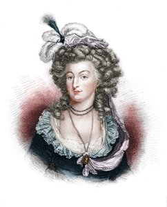 Marie Antoinette, Königin von Ludwig XVI. von Frankreich, 1843 von Unbekannt