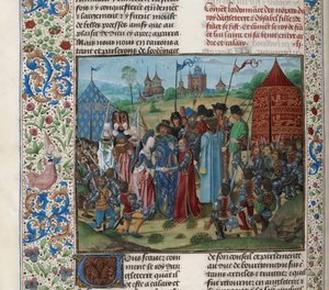 Hochzeit von Isabella von Valois und Richard II., ca. 1470-1475