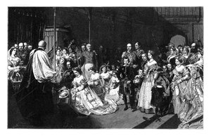 Hochzeit der Prinzessin Royal und Kaiser Friedrich III., 25. Januar 1858, ca. 1888