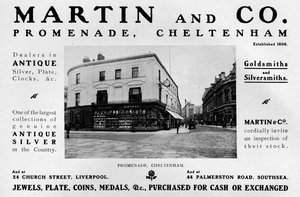 Martin und Co., Promenade, Cheltenham, 1909 von Unbekannt