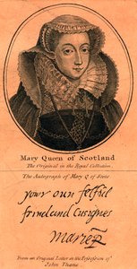 Maria Stuart, 1542-1587 von Unbekannt