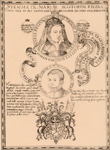 Maria Stuart 1542-1587 und König Jakob VI. und I. 1566-1625, 1889 von Unbekannt