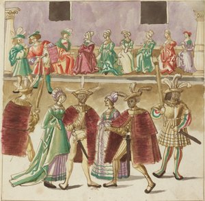 Maskerade, um 1515