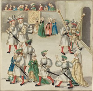 Maskerade, um 1515