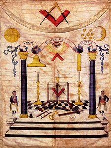 Meistermaurer-Schurz, 18. Jahrhundert von Unbekannt