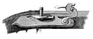 Luntenschloss, spätes 17. Jahrhundert, aus dem Tower of London, ca. 1880 von Unbekannt