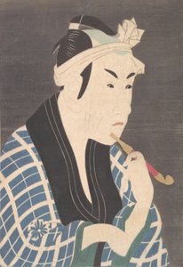Matsumoto Koshiro IV als Fischhändler Gorobei, wahrscheinlich späte 1880er oder frühe 1890er