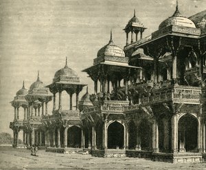 Mausoleum von Akbar, Secundra, 1890