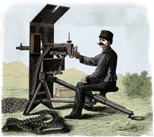Maxim-Maschinengewehr, um 1895