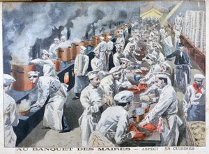 Bürgermeisterbankett, Paris, 1900 von Unbekannt