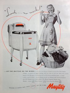Maytag Waschmaschinenwerbung, 1946