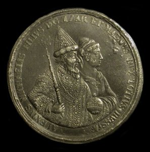 Medaille Zar Alexei I. von Russland zur Feier der Geburt von Peter dem Großen, ca. 1775