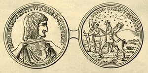 Medaille zur Erinnerung an den Mord an Godfrey, ca. 1876 von Unbekannt