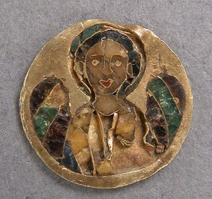 Medaille mit einem Erzengel, byzantinisch, 11. Jahrhundert von Unbekannt