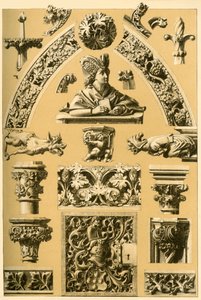 Mittelalterlicher architektonischer Schmuck und Skulptur, 1898