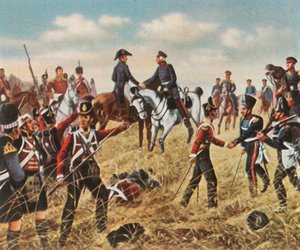 Treffen von Wellington und Blücher bei Waterloo von Unbekannt