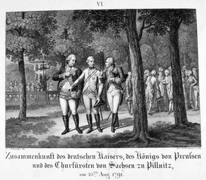 Treffen mit dem deutschen Kaiser, 25. August 1791, 19. Jahrhundert