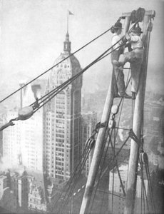 Männer, deren Mut den eines Bergsteigers an einem Abgrund übertrifft, um 1935