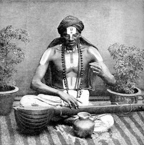 Betteln im Namen von Vishnu, Indien, 1922 von Unbekannt