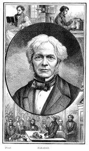 Michael Faraday, britischer Physiker und Chemiker, 1881 von Unbekannt
