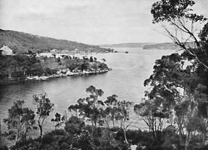 Middle Harbour, von Spit Road, ca. 1900
