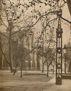 Middle Temple Hall und die Ruhe des Fountain Court, ca. 1935 von Unbekannt