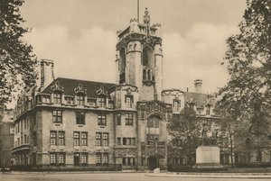 Middlesex Guildhall auf dem Gelände des alten Heiligtums von Westminster, um 1935 von Unbekannt
