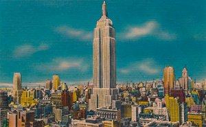 Midtown Skyline mit Empire State Building, New York City, ca. 1940er