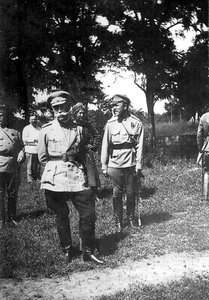 Michail Alexejew, Oberbefehlshaber der Freiwilligenarmee, bei Ekaterinodar, Russland von Unbekannt