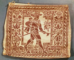 Briefsack eines Militärpostboten während des Dreißigjährigen Krieges (1618-48)