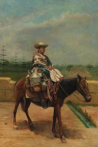 Milchfrau, ca. 1890-1892 von Unbekannt