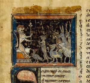 Miniatur aus Le Roman de Renart von Unbekannt