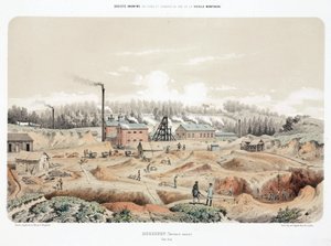 Bergbau, Metall-Erze Zinkmine, Neutral-Moresnet