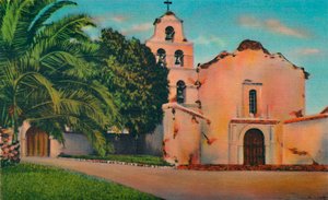 Mission San Diego De Alcala. Gegründet 1769, Kalifornien, ca. 1941