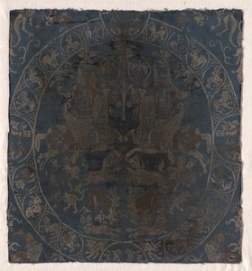 Moderne Reproduktion der Bahram Gur-Seide in Berlin, ca. 1895