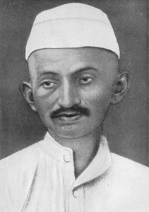 Mohandas Karamchand Gandhi 1869-1948, indischer Nationalistenführer, 1926